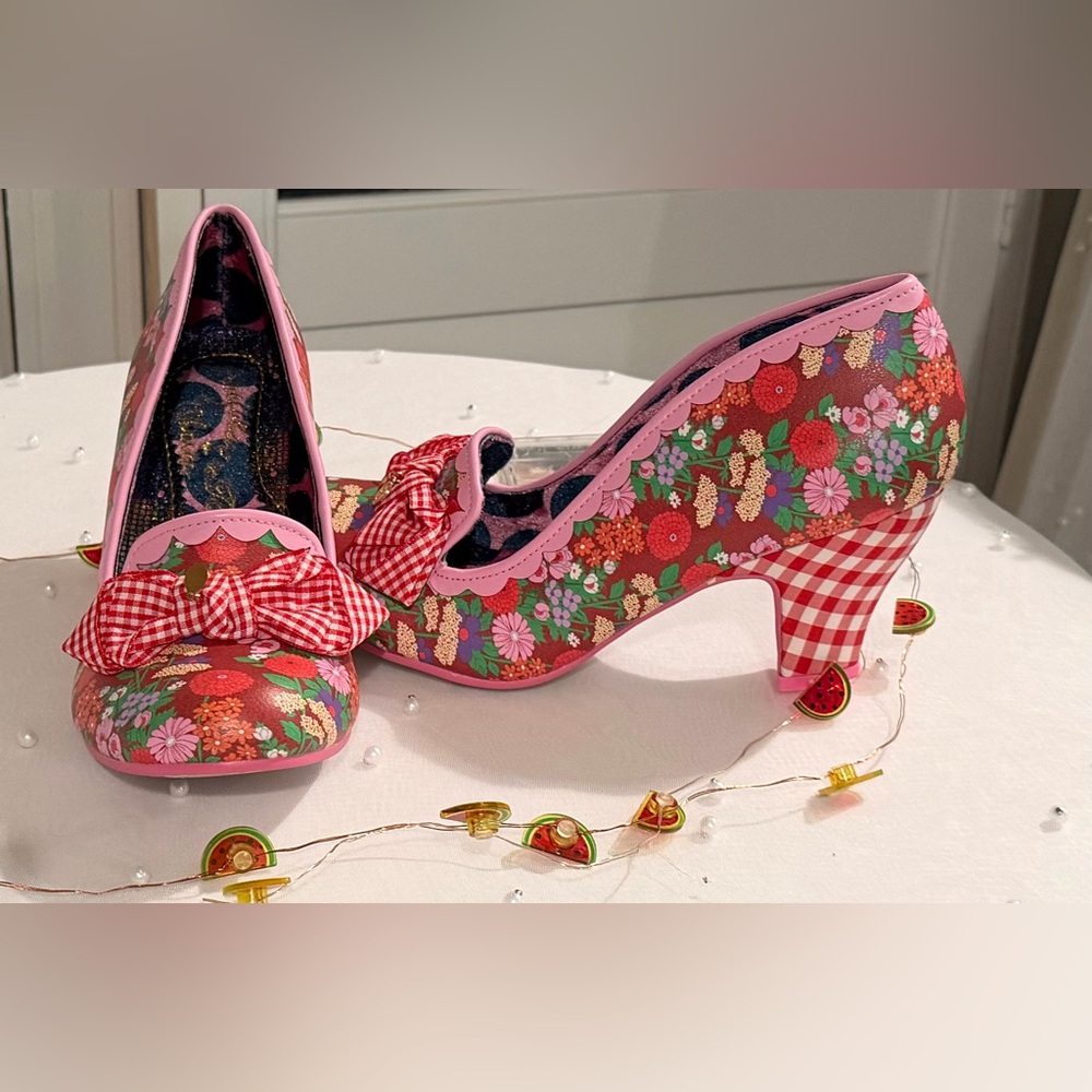 Sold Out Rare HTF Retired Irregular Choice Kanjanka Statement Heels, size 8/39 - Picture 13 of 17
